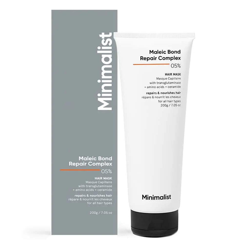 Minimalist Maleic Bond Repair Complex 05% Hair Mask – Deep Hair Repair & Nourishment for All Hair Types | 200g / 7.05 oz